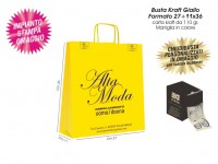 BUSTE IN CARTA KRAFT GIALLO  
